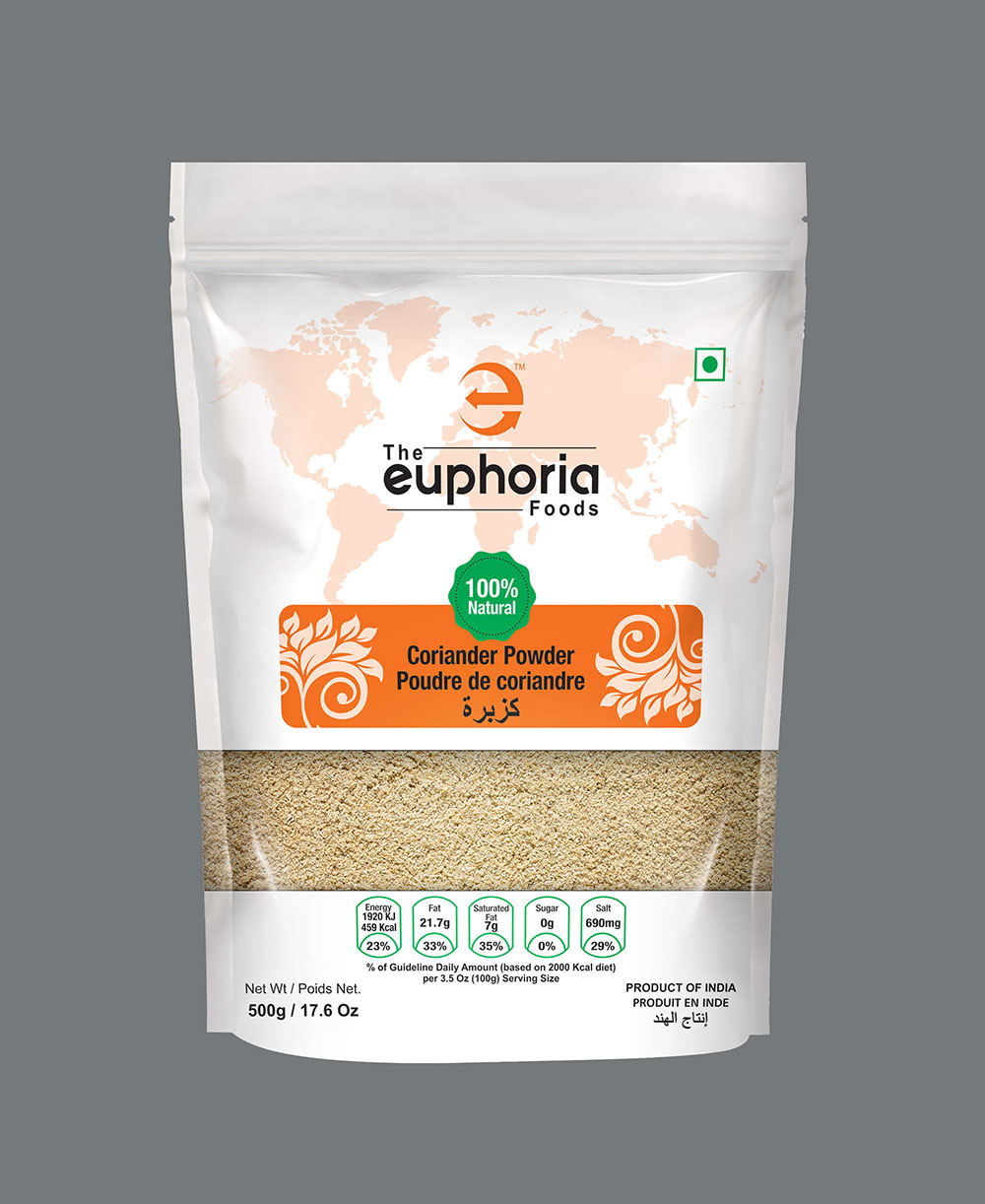 CORIANDER POWDER at Euphoria Impex, Indian Spices Exporter