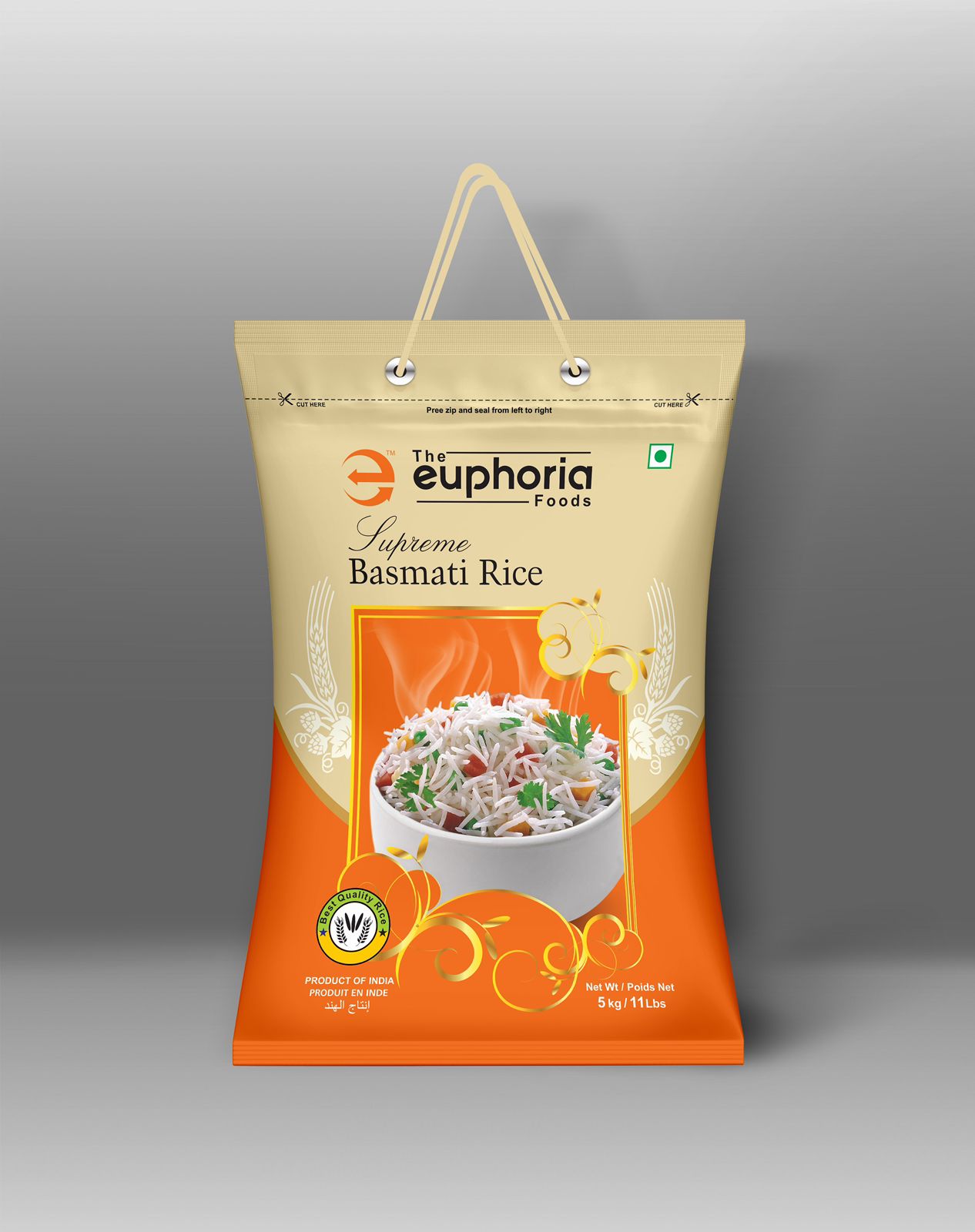 Supreme Basmati Rice at Euphoria Impex, Exporting Rice from India